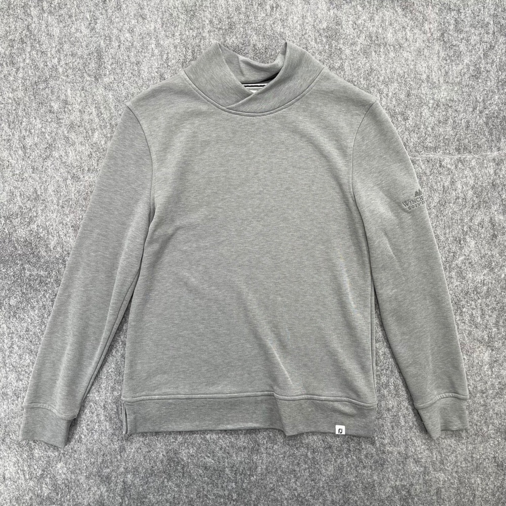 FootJoy Pullover Womens Small Gray Winchester Country Club Mock Neck Golf
